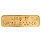 Customized Brass Plaques with Precision Engraving